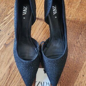 Zara Studded Kitten Heels